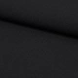 Jednofarebná látka Panama stretch  MIG34 čierna, šírka 150 cm