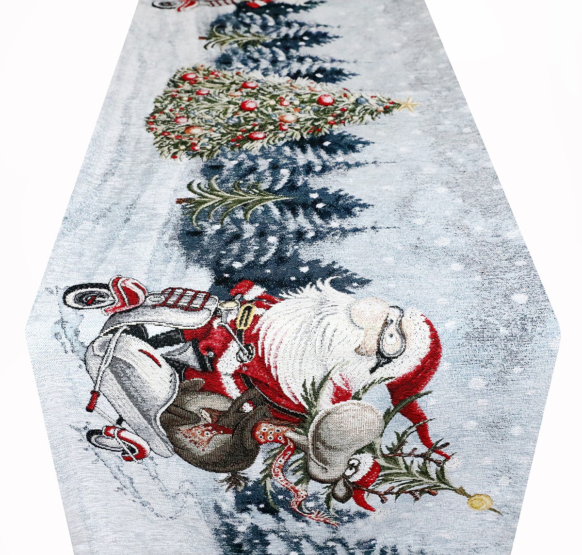 Vianočný gobelínový behúň na stôl 40x180 cm Chenille IT045