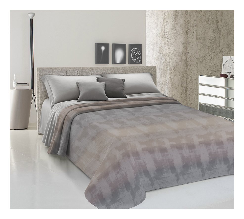 Prikrývka na posteľ Dúha béžová Made in Italy
