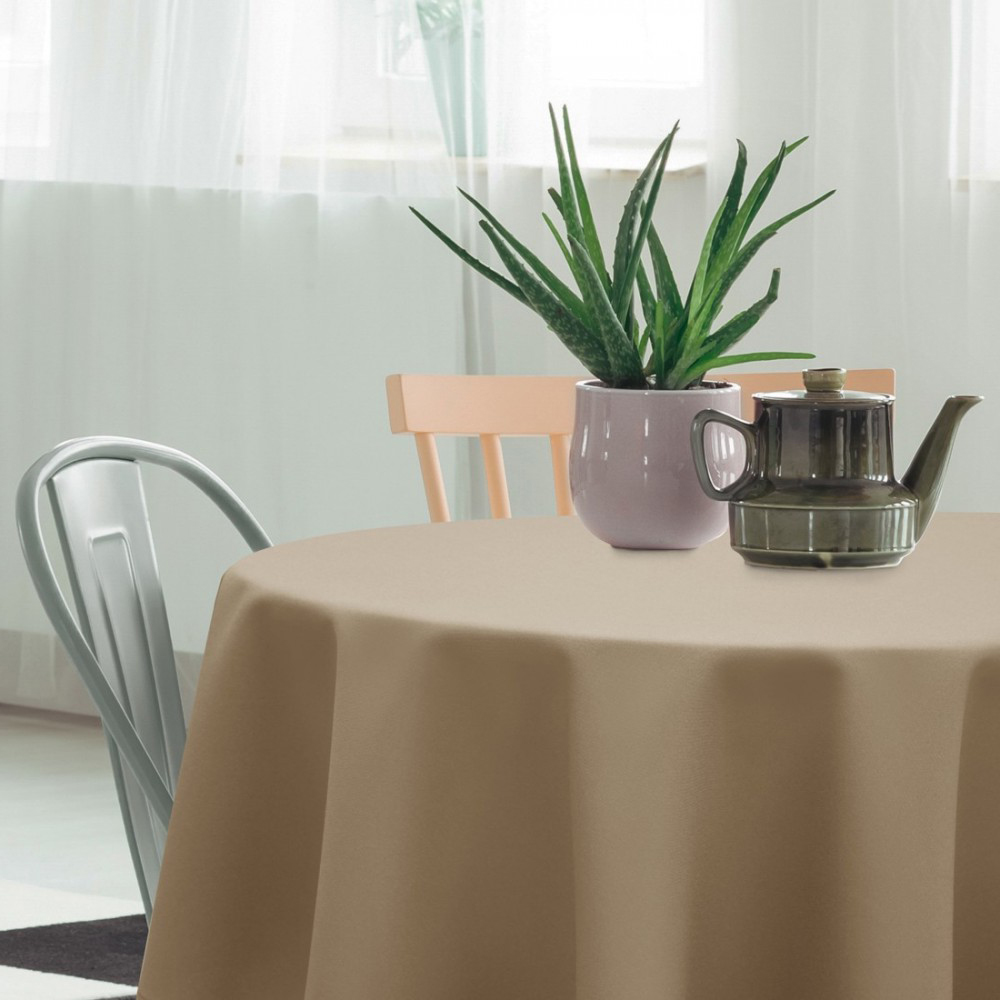 Obrus okrúhly Standard Ø 140 cm mocca