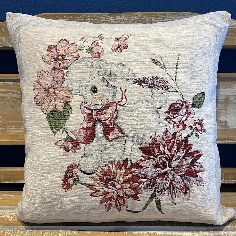 Gobelínová obliečka na vankúš 40x40 cm Chenille 1231 GR