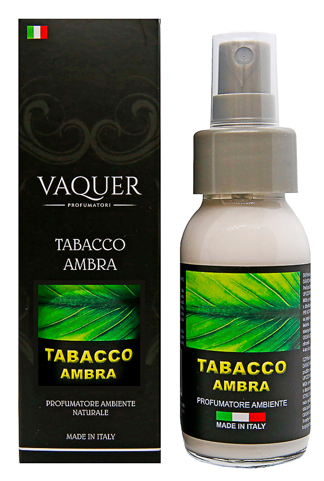 Bytový osviežovač vzduchu Vaquer TABACCO AMBRA 60 ml