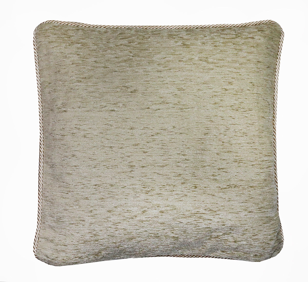 Gobelínová obliečka na vankúš s dekoračným lémom krémová 42x42 cm Chenille IT150