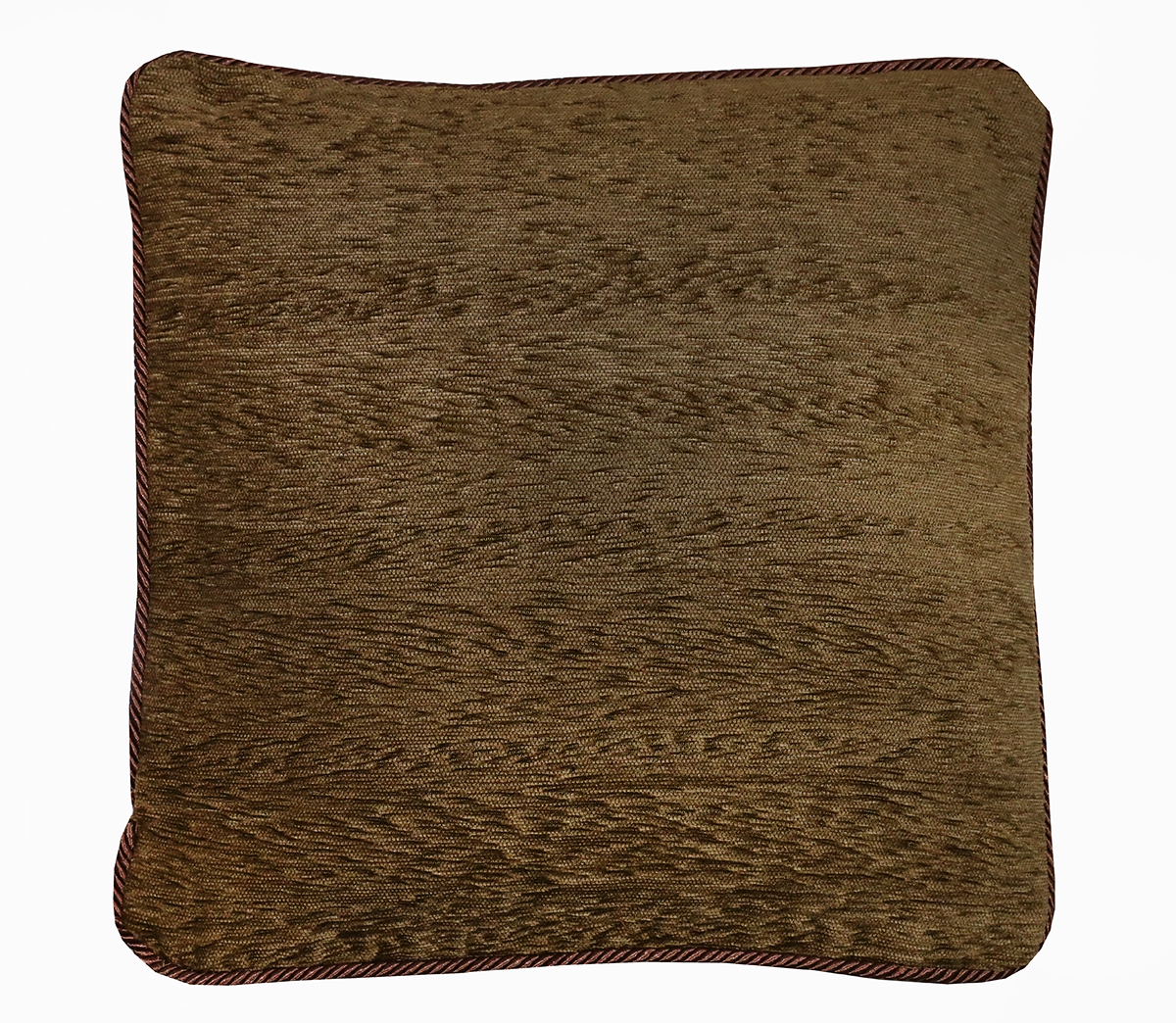 Gobelínová obliečka na vankúš s dekoračným lémom svetlohnedá 42x42 cm Chenille IT150