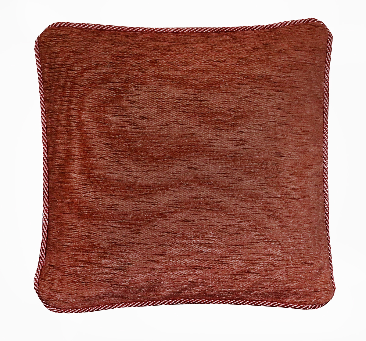 Gobelínová obliečka na vankúš s dekoračným lémom staroružová 42x42 cm Chenille IT150