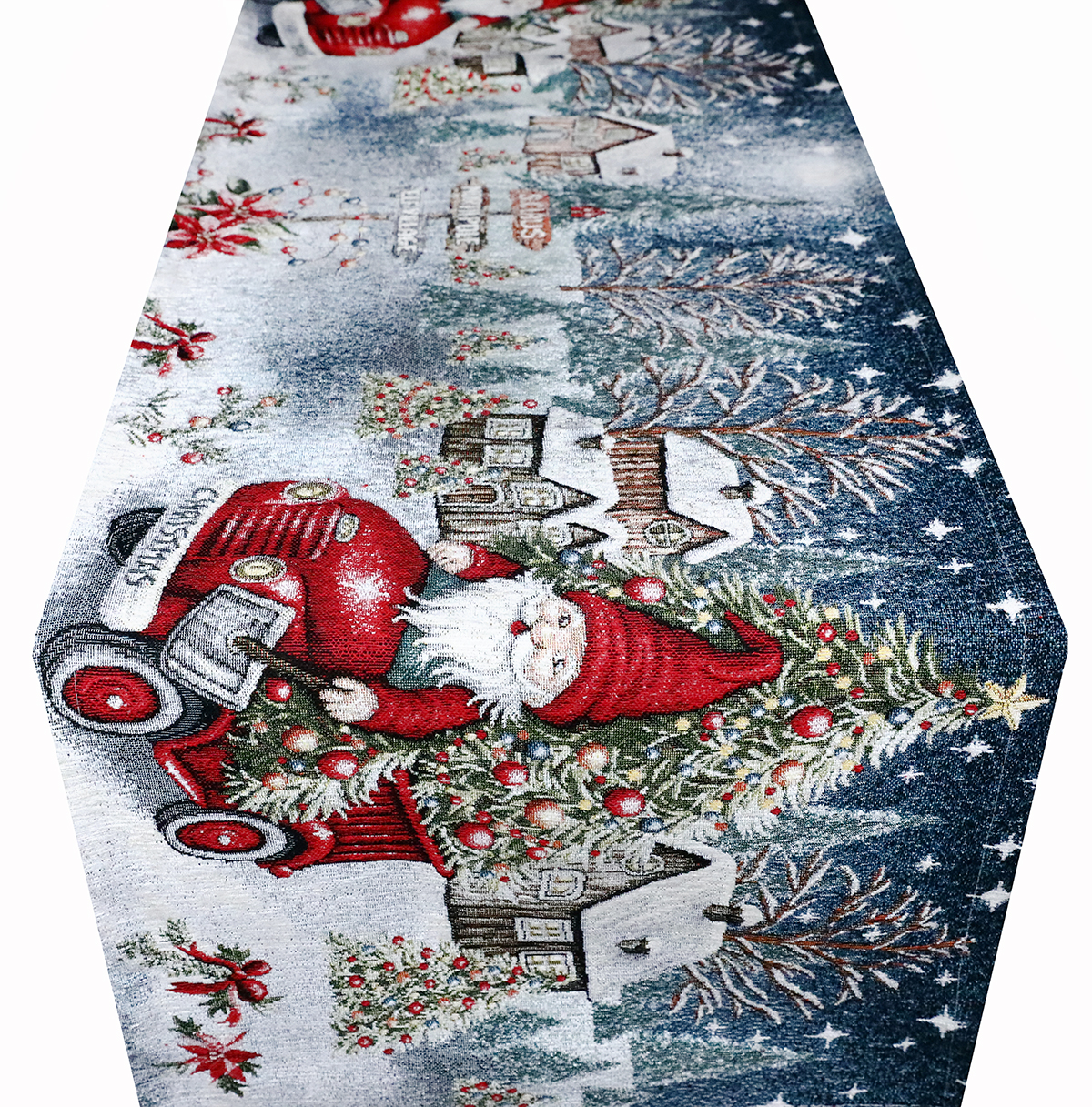 Vianočný gobelínový behúň na stôl 40x130 cm Chenille IT043