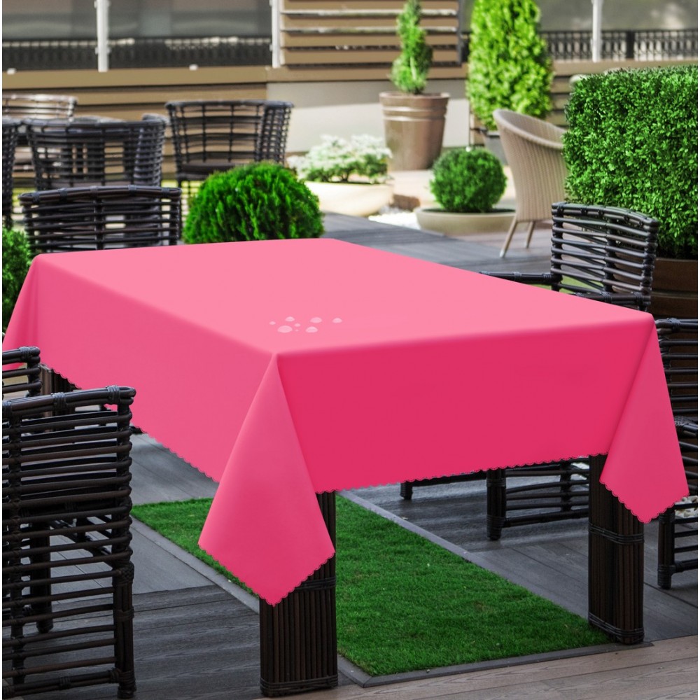 Záhradný obrus hladký fuchsia