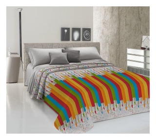 Prikrývka na posteľ CERUZKY viacfarebná Made in Italy