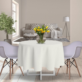Obrus okrúhly Classic Ø 140 cm krémový