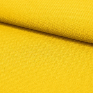 Jednofarebná látka Panama stretch MIG05 žltá, šírka 150 cm