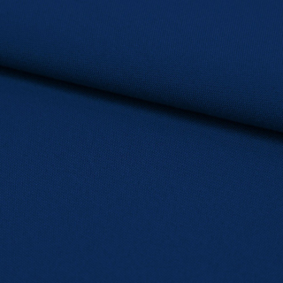Jednofarebná látka Panama stretch MIG69 tmavomodrá, šírka 150 cm