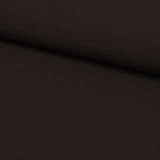 Jednofarebná látka Panama MIG29 tmavohnedá, šírka 150 cm